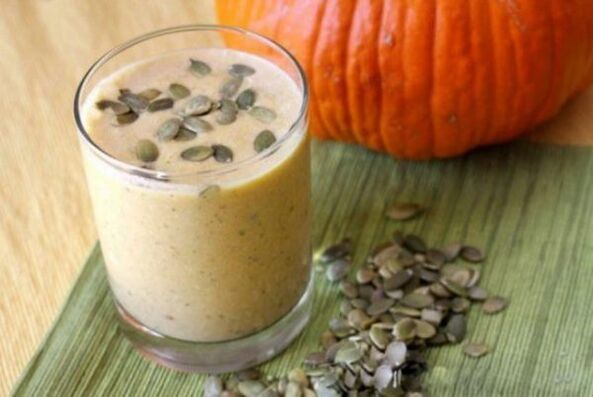 latte con semi di zucca per parassiti