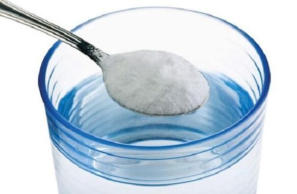 soluzione di soda per parassiti
